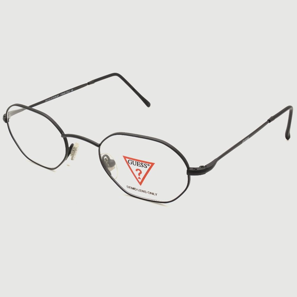 Hexagonal vintage eyeglasses by Guess, Italy